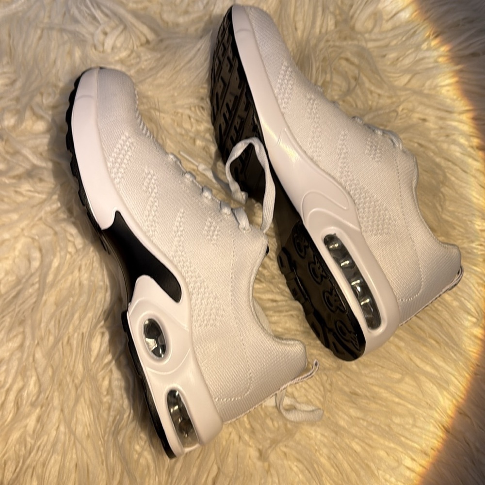 340. Nice Nice Fashion Ash White Fashion Sneakers Size 41 which is US size 10 - Picture 8 of 9